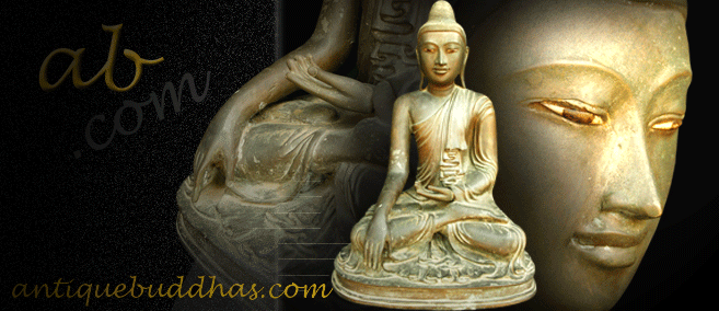 19C Bronze Mandalay Buddha