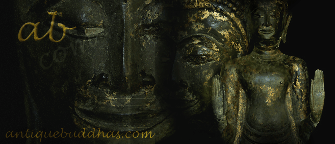 Extremely Rare Early 18C Thai Ayutaya Buddha #0016-1