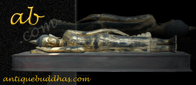 Extremely Rare 19C Wood Thai Chiangsaen Buddha
