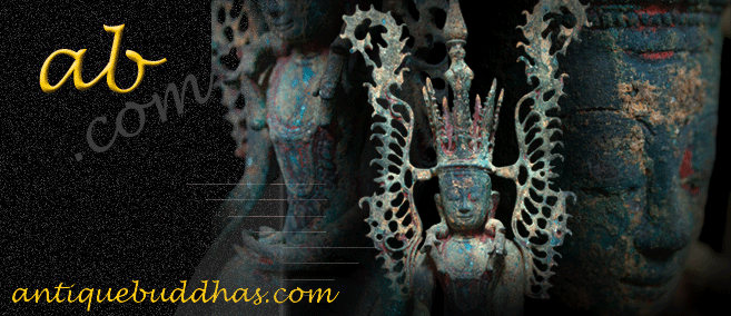 Extremely Rare 19C Bronze Burmese Buddha #052-2