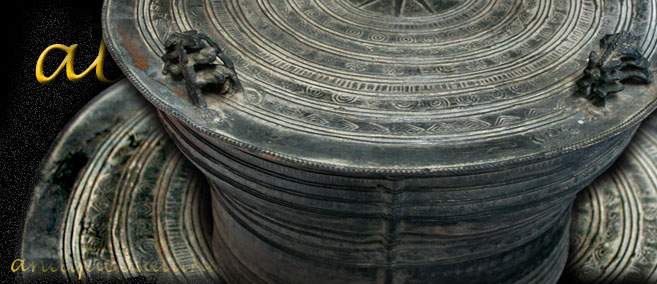 Late 19C Burmese Drum #055.2