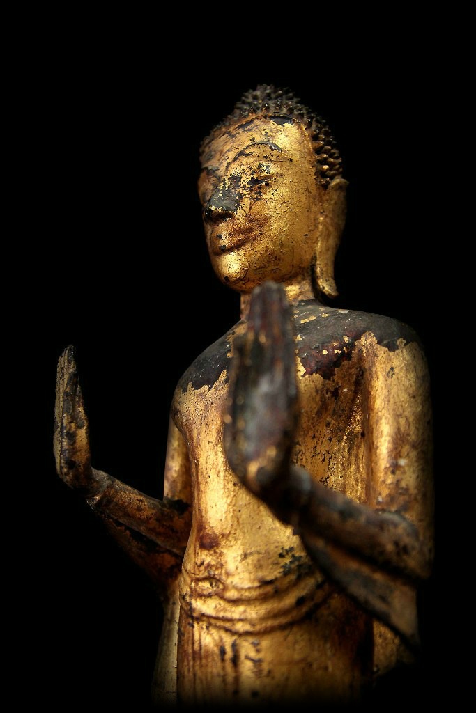 Extremely Rare 17C Ayuttaya Thai Buddha #BB206