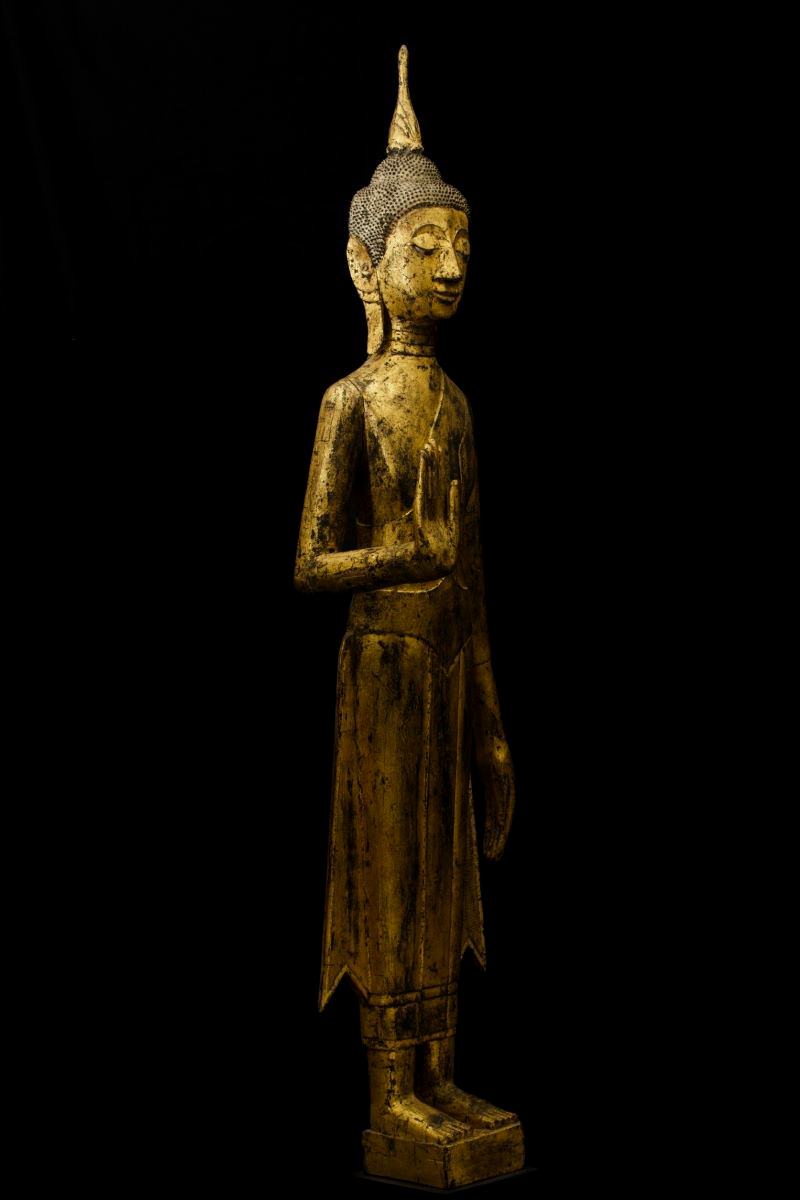 #laosbuddha #laos #buddha #buddhas #standingbuddha #woodbuddha #buddhastatue #antiquebuddhas #antiquebuddha