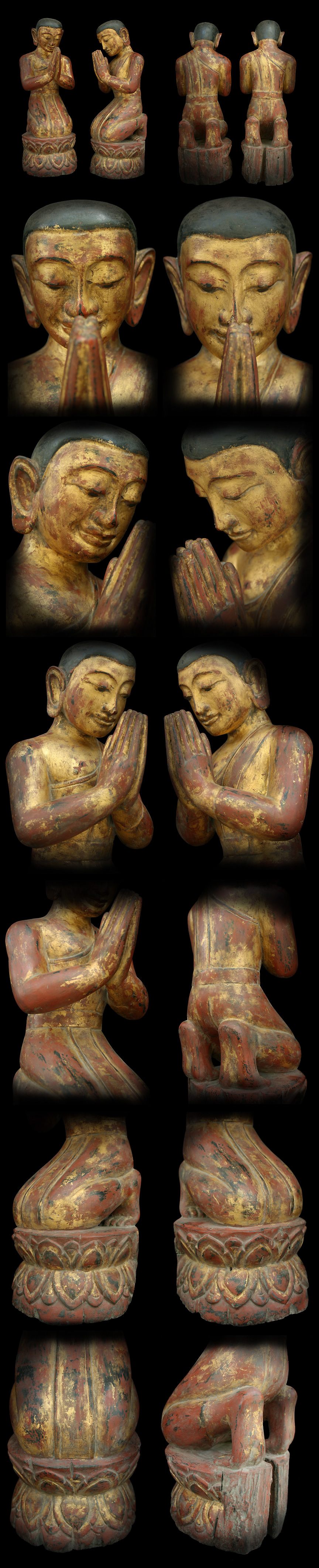 Buddhist Monk , Burmese Monk , Thai Monk , Wood monks