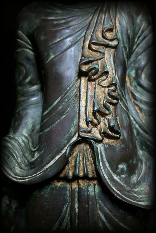 19C Bronze Burma Mandalay Buddha #064-2