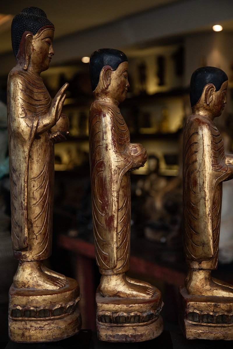 Buddhist Monk , Burmese Monk , Thai Monk , Wood monks