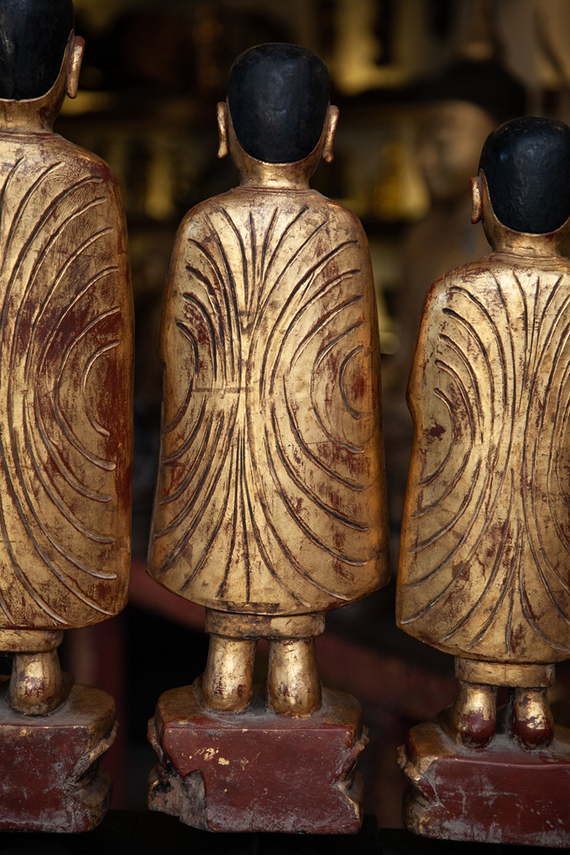 Buddhist Monk , Burmese Monk , Thai Monk , Wood monks