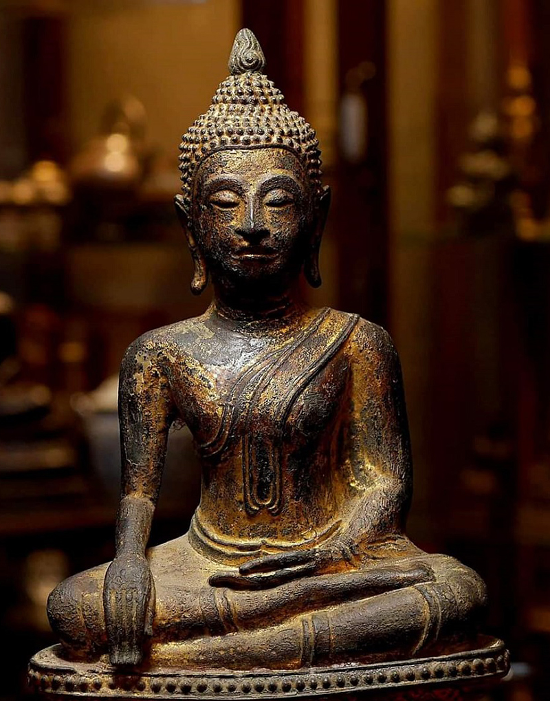Early 19C Rattanakosin Thai Buddha # B051-2