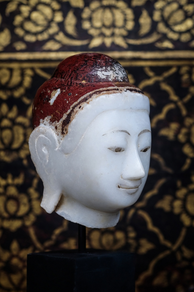 #alabasterbuddhahead #buddhahead #stinebuddhahead #buddhahead #antiquebuddhas #antiquebuddha