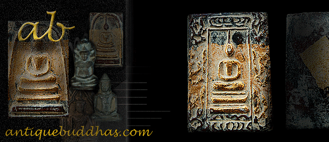 Rare 19C Thai Amulet Buddha #2