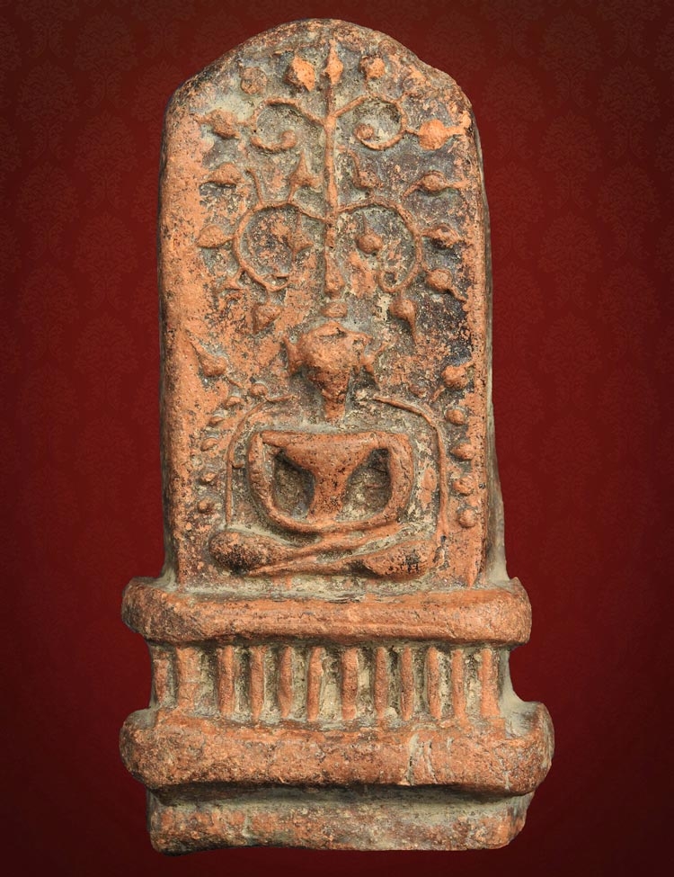 Rare 19C Thai Amulet Buddha #14