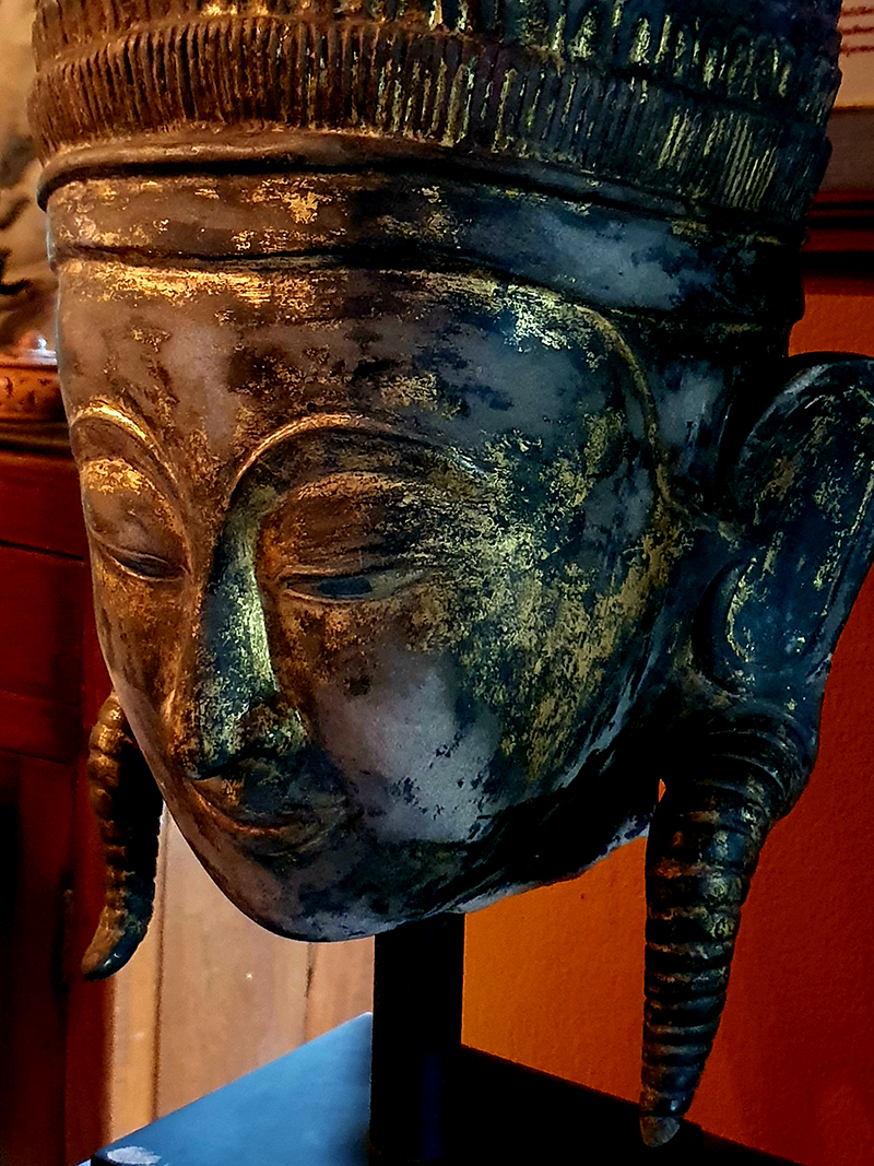 #alabasterbuddha #buddhahead #pugambuddha #earlybuddha #stonebuddhahead