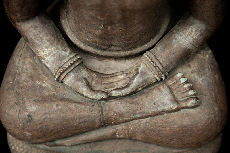 Extremely Rare Early 17C Bronze Ayuttaya Thai Buddha # BB127