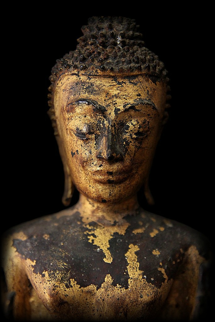 Extremely Rare 17C Ayuttaya Thai Buddha #BB206