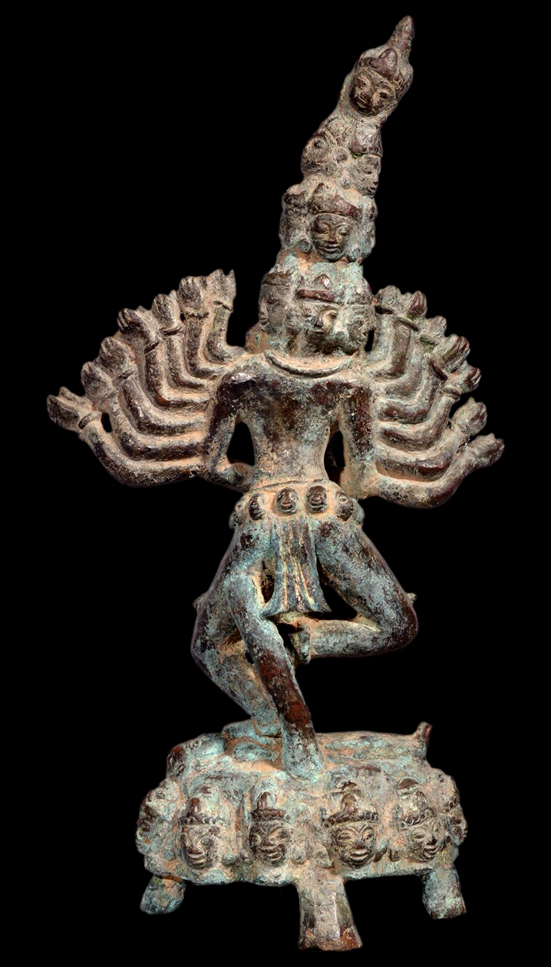 Extremely Rare 18C Bronze Burmese Shan Buddha # BB155