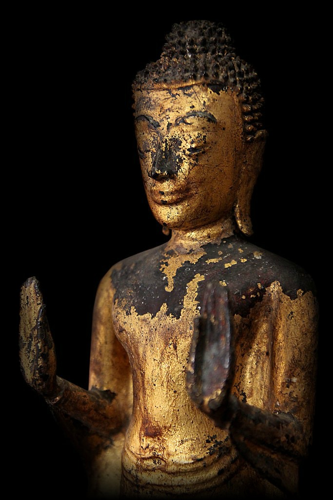 Extremely Rare 17C Ayuttaya Thai Buddha #BB206