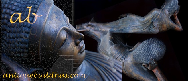 Fantastic 19C Bronze Burma Mandalay Buddha #CA1003