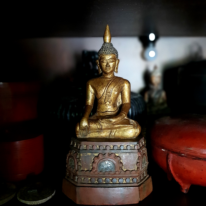 #thaibuddha #lannabuddha #sittingbuddha #woodbuddha #buddha #buddhas #buddhastatue #antiquebuddhas