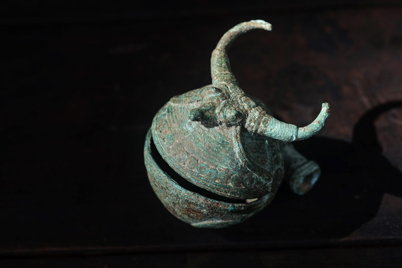 Fantastic 19C Bronze Thai Temple Bell #BB2
