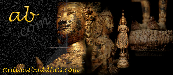 Extremely Rare 19C Bronze Rattanakosin Thai Buddha #BB45