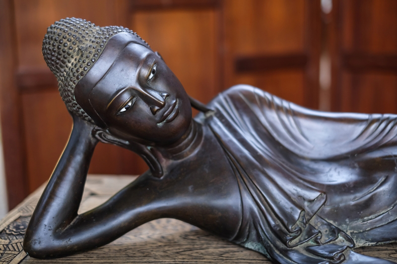 Fantastic 19C Bronze Burma Mandalay Buddha #BB13