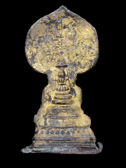 Extremely Rare 19C Bronze Burmese Shan Buddha # B02-15