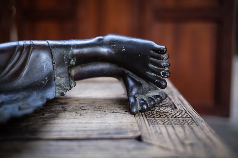 Fantastic 19C Bronze Burma Mandalay Buddha #BB13