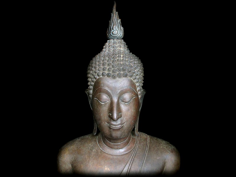 Extremely Rare Early 18C Bronze Sukolthai Buddha # CA1045