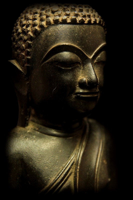 Extremely Rare Early 17C Bronze Ayuttaya Thai Buddha # BB127