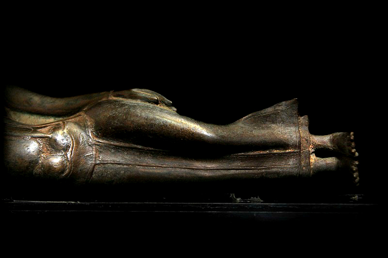 Extremely Rare 19C Bronze Thai Chiangsang Buddha # BB200