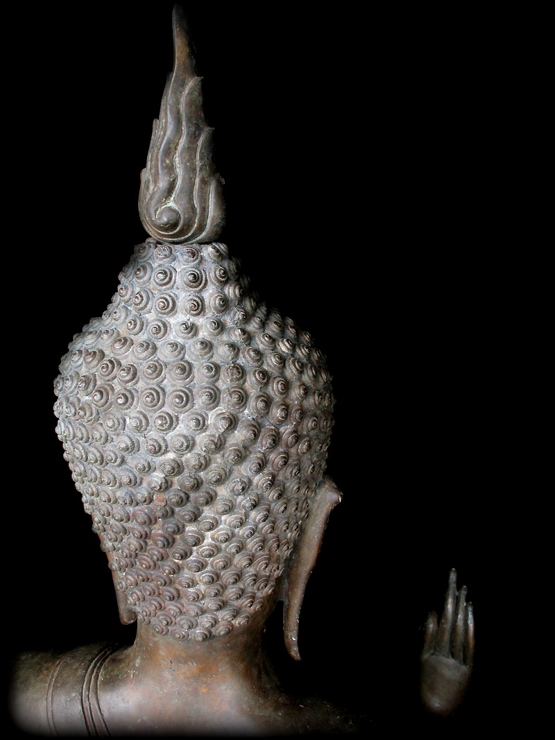 Extremely Rare Early 18C Bronze Sukolthai Buddha # CA1045
