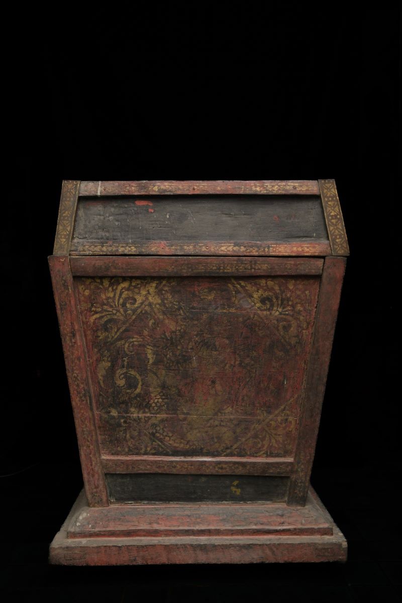 #ThaiLannaWoodenBibleChest