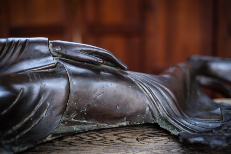 Fantastic 19C Bronze Burma Mandalay Buddha #BB13