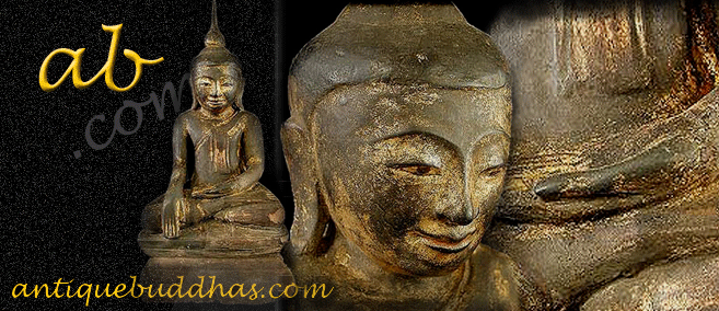 Extremely Rare 18C Wood Shan Burma Buddha #7755