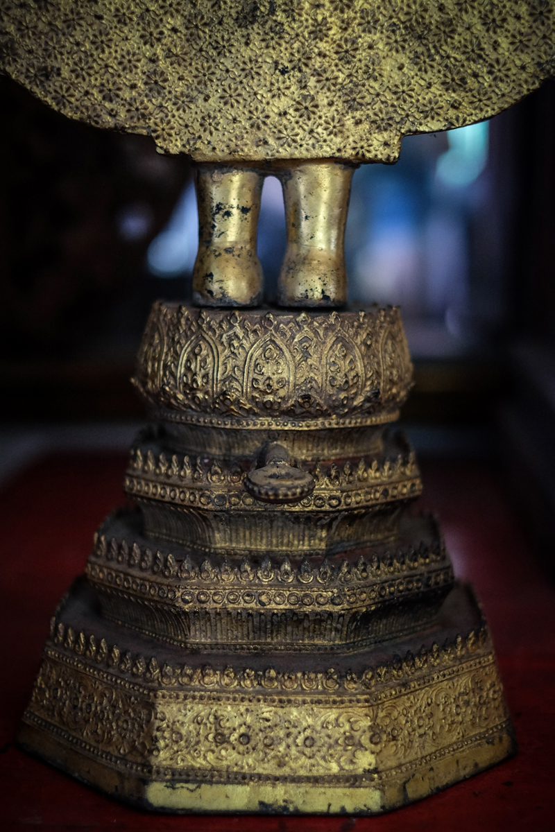 Beautiful Pair Of 19C Thai Buddhist Monks #BB126