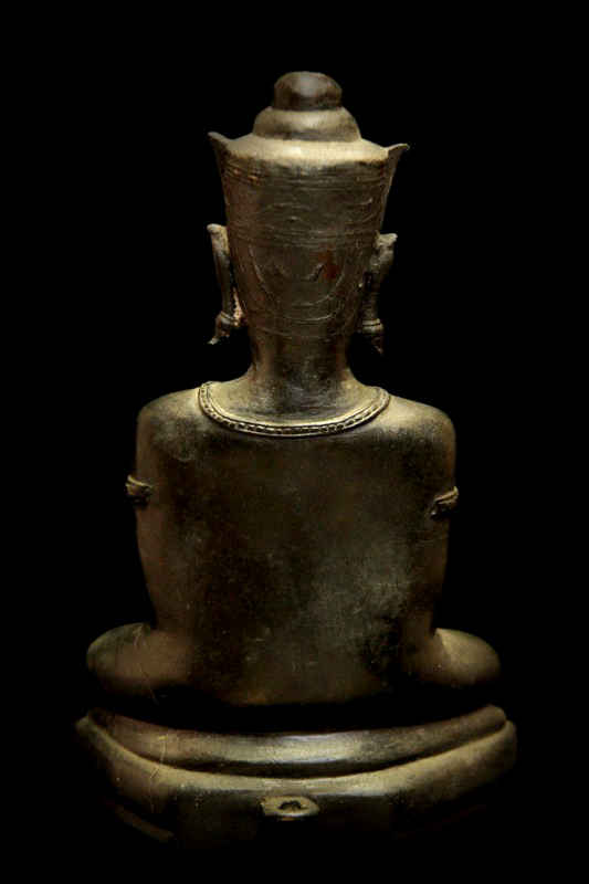 Extremely Rare Early 18C Bronze Ayuttaya Thai Buddha # BB122