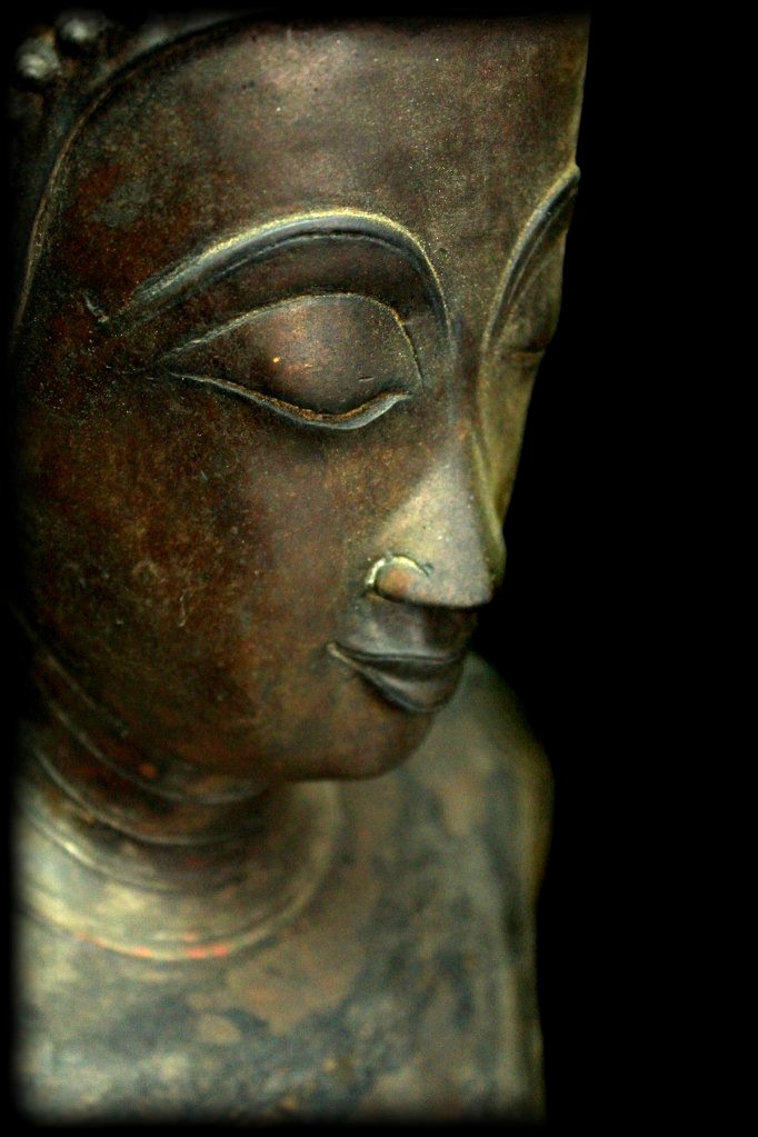 Early 18C Bronze Thai Ayuttaya Buddha # CA1029