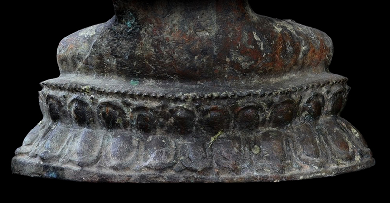 Fantastic 19C Bronze Burma Mandalay Buddha #BB13