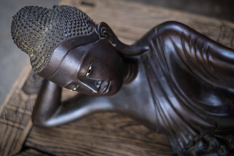 Fantastic 19C Bronze Burma Mandalay Buddha #BB13