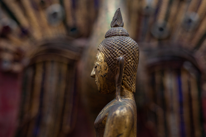 Early 18C Bronze Thai Ayuttaya Buddha # CA1029