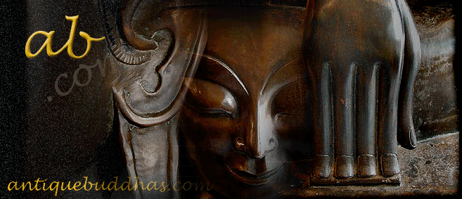 Extremely Rare 18C Wood Burma Shan Buddha #9780