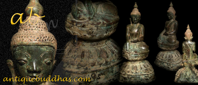 Extremely Rare 18C Bronze Shan Buddha #AL.205