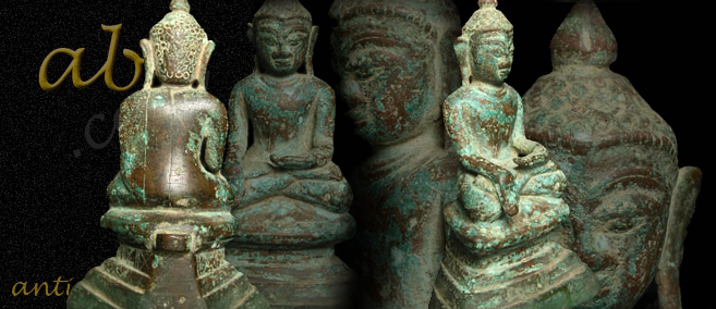 Extremely Rare 18C Bronze Burmese Ava Buddha #AL.935