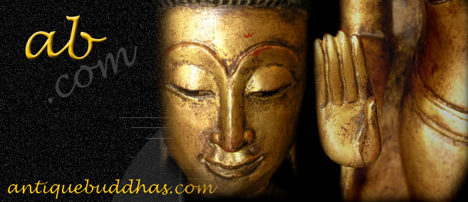 Extremely Rare 18C Ayuttaya Thai Buddha #AL.1003