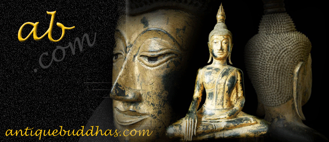 Extremely Rare 19C Wood Thai Lanna Buddha #AL1064