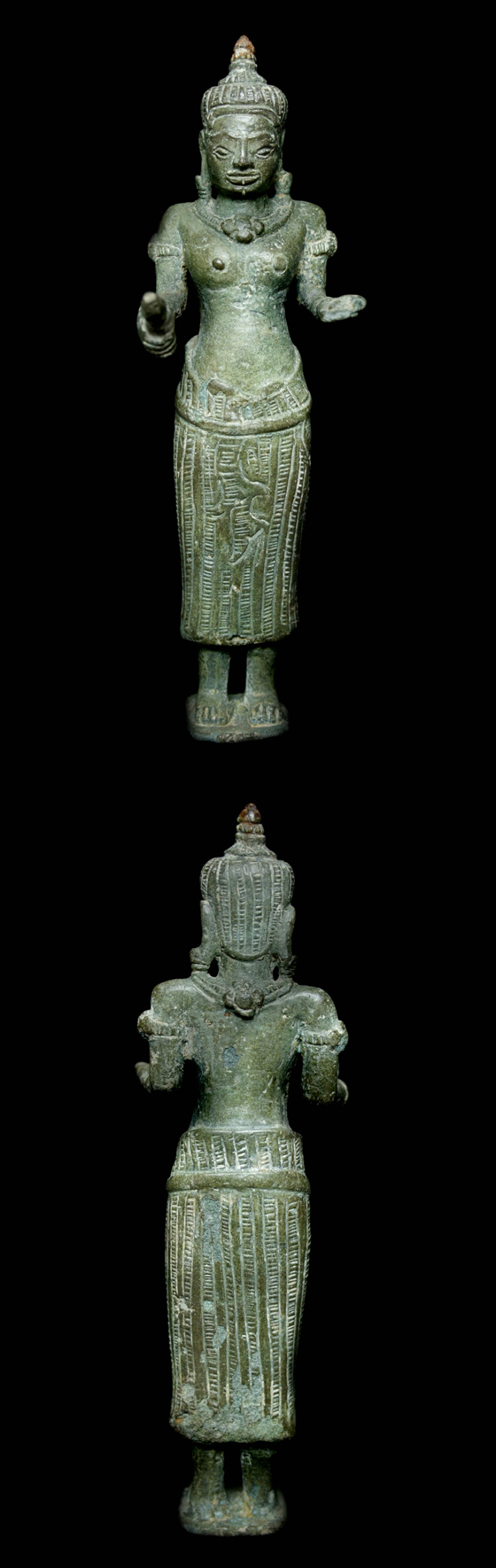 Extremely Rare 12C Uma Khmer Sculpture #AL.1071