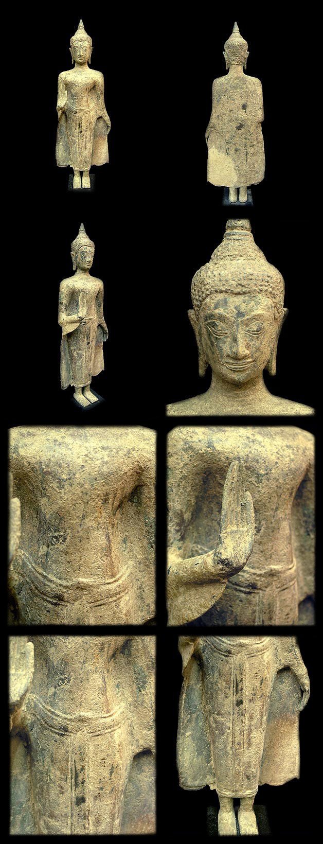Extremely Rare 18C Bronze Ayuttaya Thai Buddha#AL.133