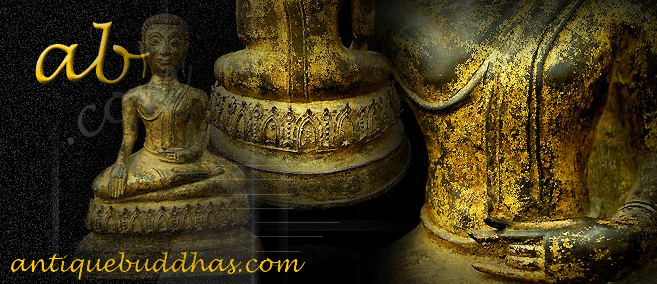 Antique Bronze Thai Buddha