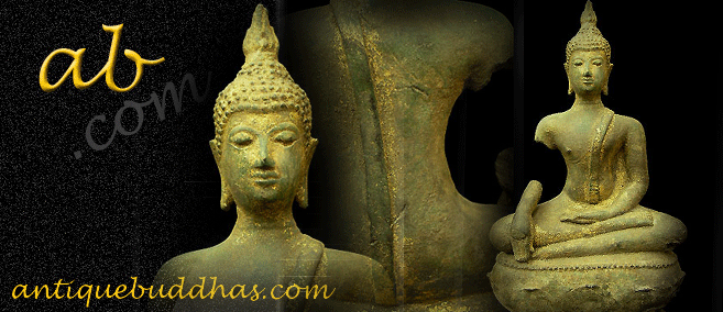 Antique Bronze Thai Buddha