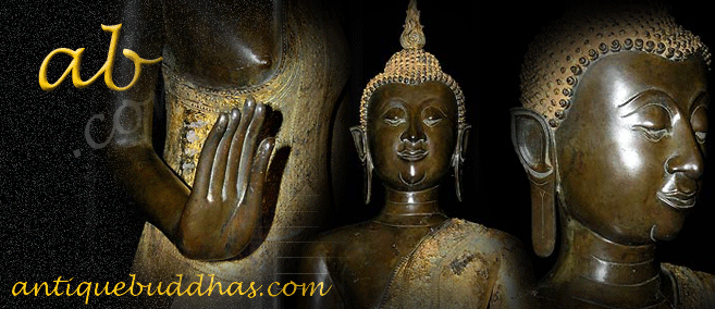 Antique Bronze Thai Buddha